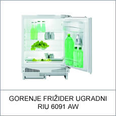 Gorenje frižider ugradni RIU 6091 AW